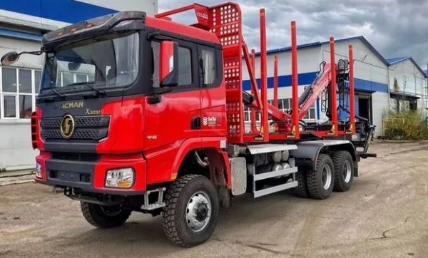 Сортиментовоз Shacman X3000 SX32586V384 6x4 с ГМ Велмаш ВМ 10-86